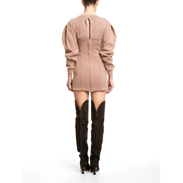 Maria Lucia Hohan Aino Mini Dress in Miele | Mini Dresses | Coveti