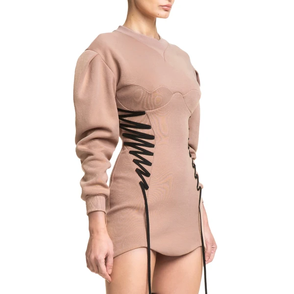 Maria Lucia Hohan Aino Mini Dress in Miele | Mini Dresses | Coveti