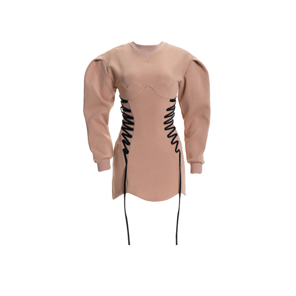 Maria Lucia Hohan Aino Mini Dress in Miele | Mini Dresses | Coveti
