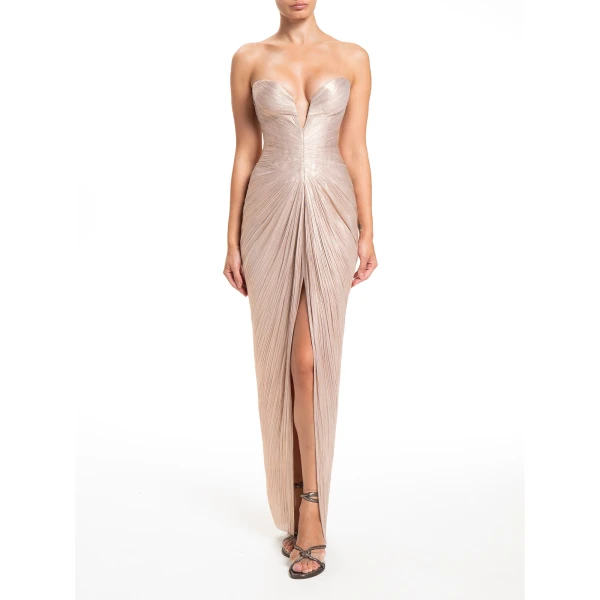 Maria Lucia Hohan Alessandra Gown in Cameo Rose | Evening Gowns | Coveti