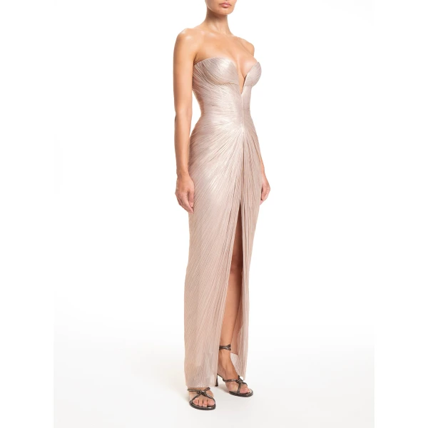 Maria Lucia Hohan Alessandra Gown in Cameo Rose | Evening Gowns | Coveti