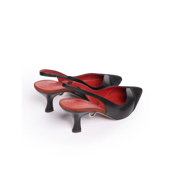 Maria Lucia Hohan Ambra Slingback Pumps in Black | Heels | Coveti