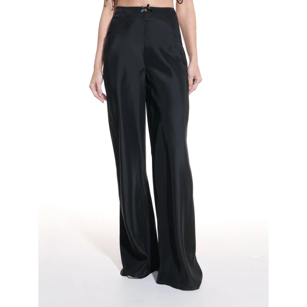 Maria Lucia Hohan Bruni Flared Pants in Black | Pants | Coveti