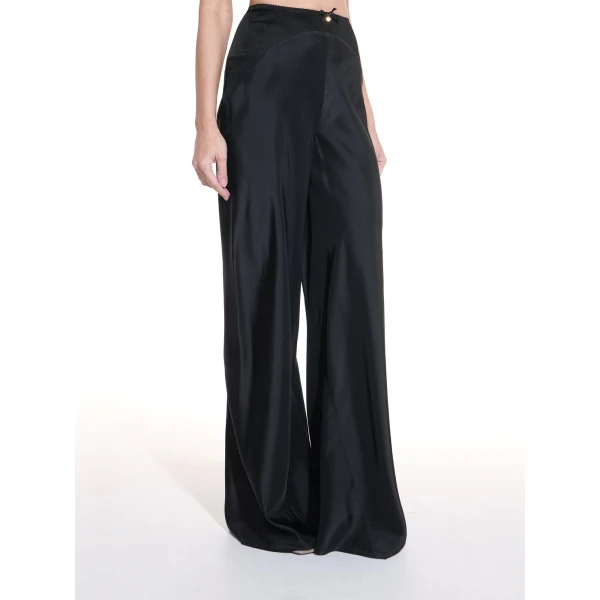 Maria Lucia Hohan Bruni Flared Pants in Black | Pants | Coveti