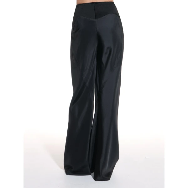 Maria Lucia Hohan Bruni Flared Pants in Black | Pants | Coveti