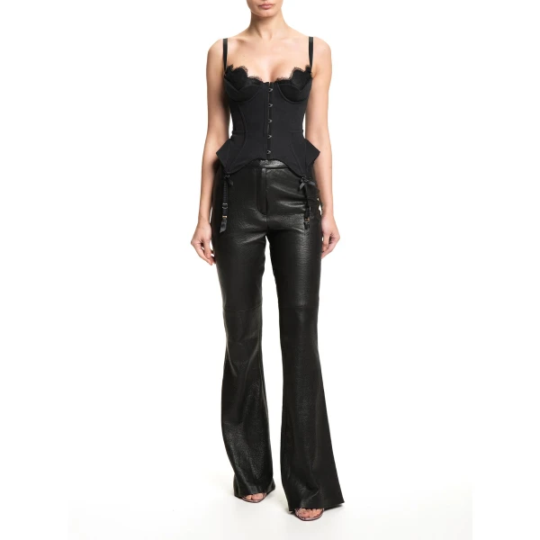 Maria Lucia Hohan Chantal Corset in Black | Sleeveless | Coveti