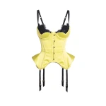 Maria Lucia Hohan Chantal Corset in Lime | Sleeveless | Coveti