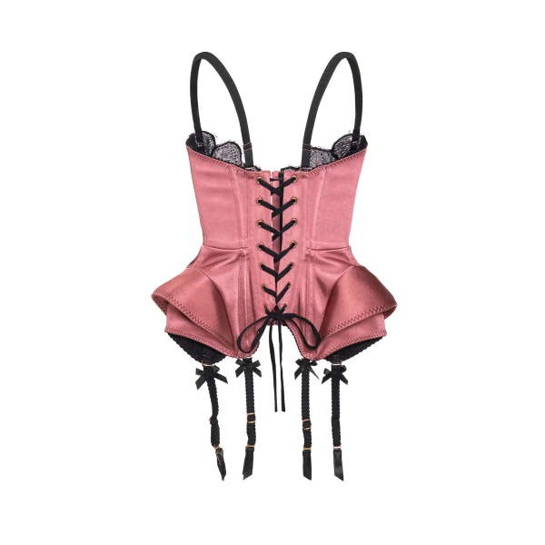 Maria Lucia Hohan Chantal Corset in Lipstick | Sleeveless | Coveti