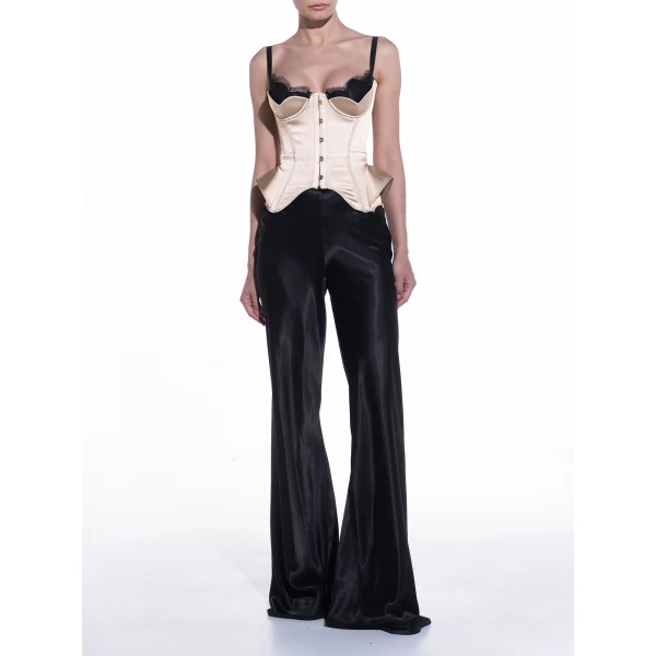 Maria Lucia Hohan Chantal Corset in Macchiato | Sleeveless | Coveti