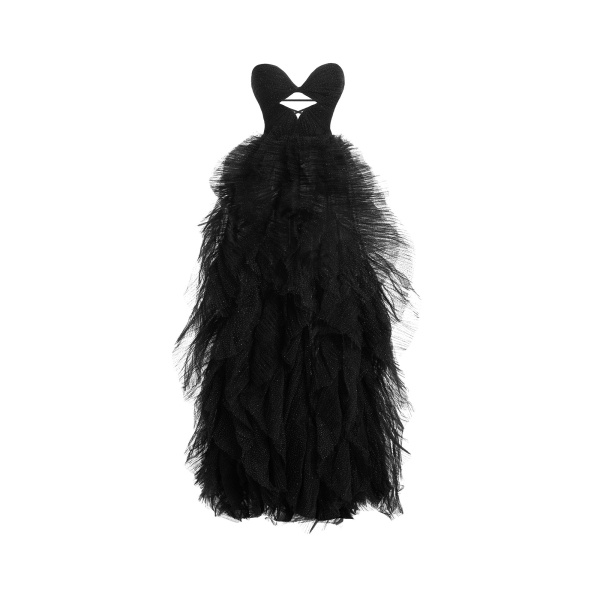 Maria Lucia Hohan Coleen Gown in Black | Evening Gowns | Coveti