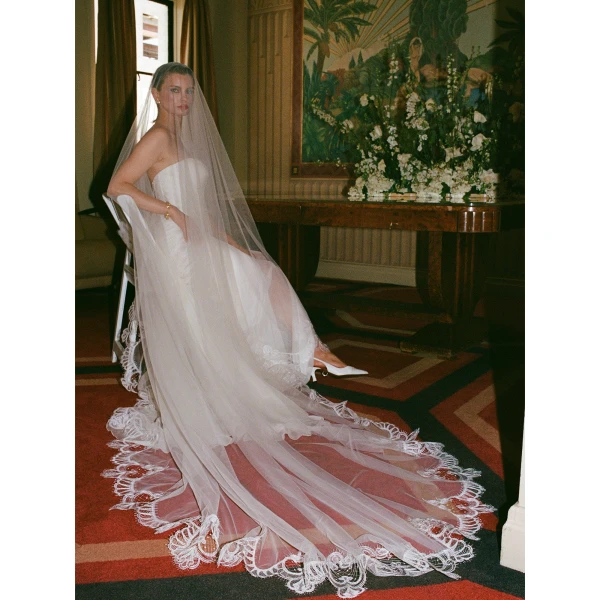 Maria Lucia Hohan Connie Bridal Veil | Hair Accessories | Coveti