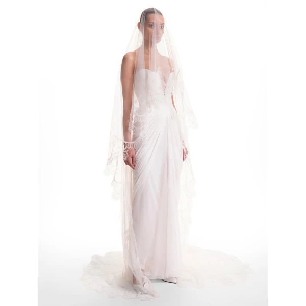 Maria Lucia Hohan Connie Bridal Veil | Hair Accessories | Coveti