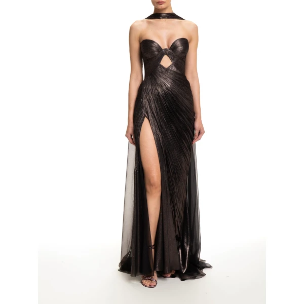 Maria Lucia Hohan Cris Shawl in Incense | Scarves | Coveti