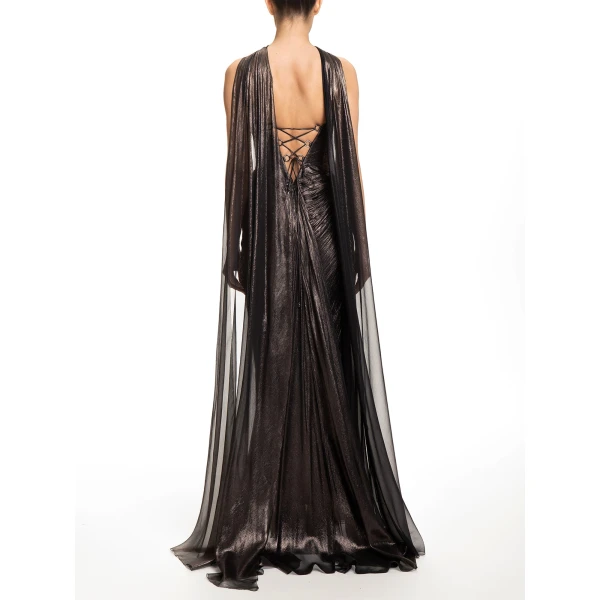 Maria Lucia Hohan Cris Shawl in Incense | Scarves | Coveti