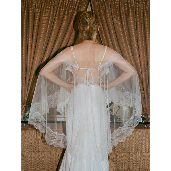 Maria Lucia Hohan Dalma Bridal Cape | Scarves | Coveti