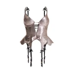 Maria Lucia Hohan Darcy Corset in Golden Hour | Sleeveless | Coveti