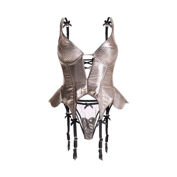 Maria Lucia Hohan Darcy Corset in Golden Hour | Sleeveless | Coveti
