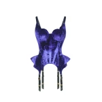 Maria Lucia Hohan Denver Corset in Blue | Sleeveless | Coveti