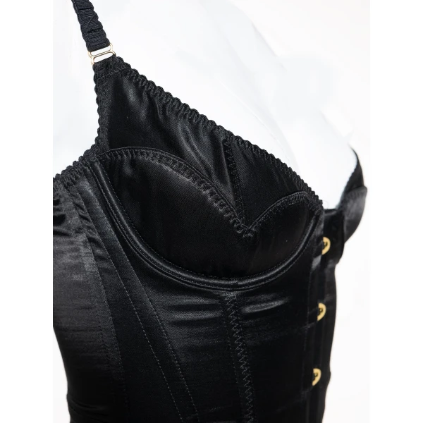 Maria Lucia Hohan Elea Corset in Black | Sleeveless | Coveti