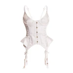 Maria Lucia Hohan Elea Corset in White | Sleeveless | Coveti