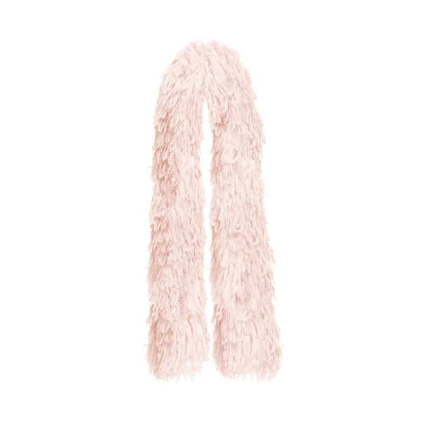 Enya Fringe Scarf in Pink