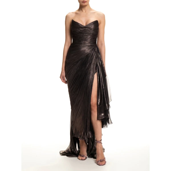 Maria Lucia Hohan Heidi Gown in Incense | Evening Gowns | Coveti