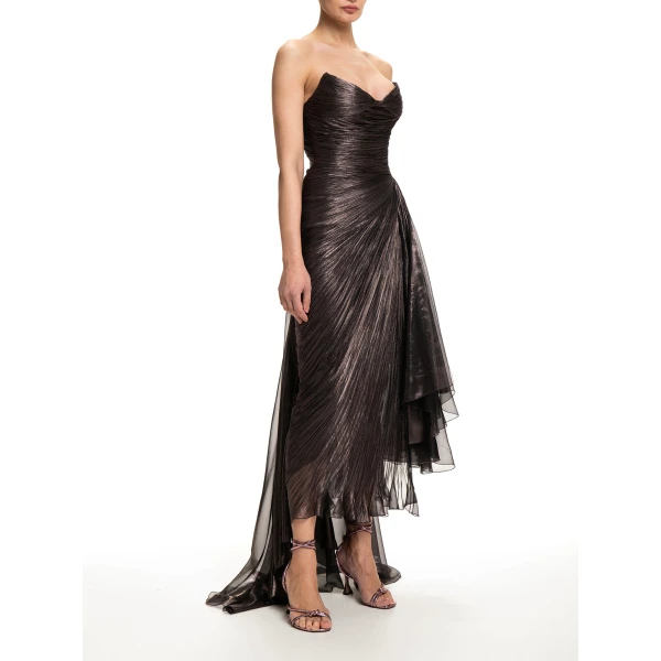 Maria Lucia Hohan Heidi Gown in Incense | Evening Gowns | Coveti