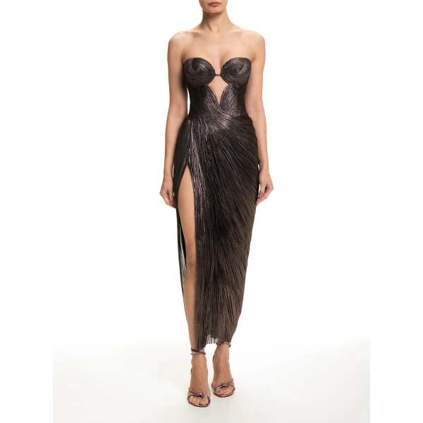 Maria Lucia Hohan Huda Gown in Incense | Evening Gowns | Coveti