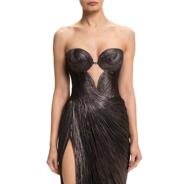 Maria Lucia Hohan Huda Gown in Incense | Evening Gowns | Coveti