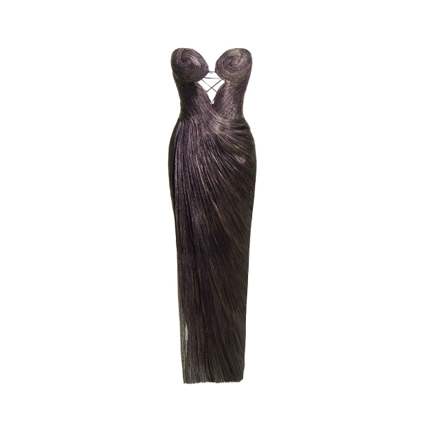 Maria Lucia Hohan Huda Gown in Incense | Evening Gowns | Coveti