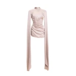 Maria Lucia Hohan Jamila Mini Dress in Birch | Mini Dresses | Coveti
