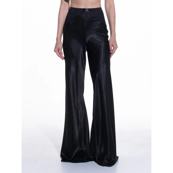 Maria Lucia Hohan Juni Flared Pants in Mascara | Pants | Coveti