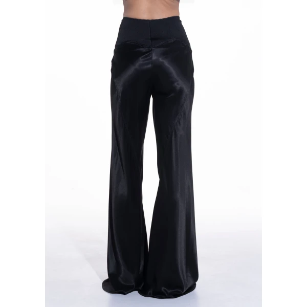 Maria Lucia Hohan Juni Flared Pants in Mascara | Pants | Coveti