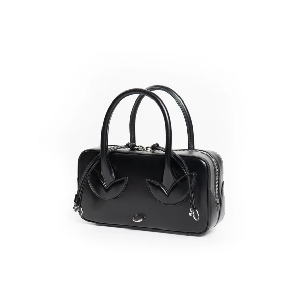 Maria Lucia Hohan Kamala Top Handle Bag in Black | Totes & Top-Handle Bags | Coveti