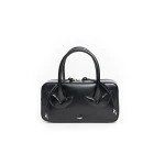 Maria Lucia Hohan Kamala Top Handle Bag in Black | Totes & Top-Handle Bags | Coveti