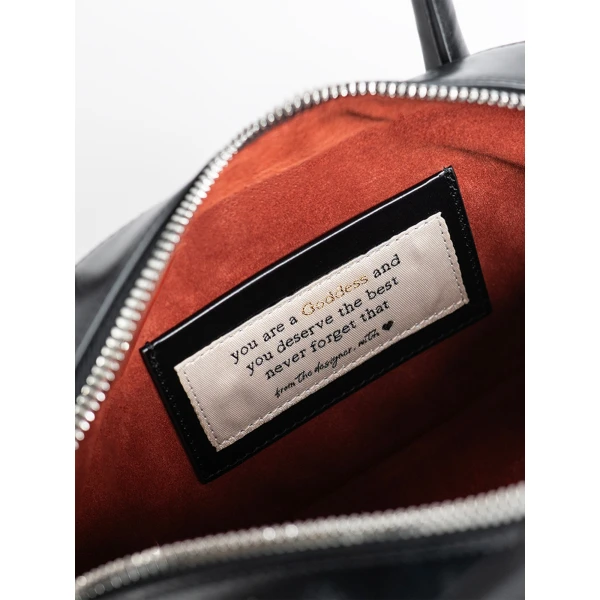 Maria Lucia Hohan Kamala Top Handle Bag in Black | Totes & Top-Handle Bags | Coveti