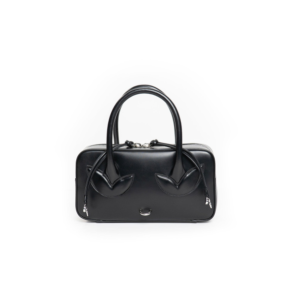 Maria Lucia Hohan Kamala Top Handle Bag in Black | Totes & Top-Handle Bags | Coveti