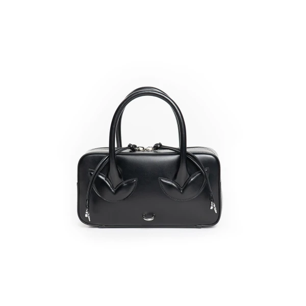 Kamala Top Handle Bag in Black