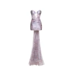 Maria Lucia Hohan Kelly Mini Dress in Confetti White | Mini Dresses | Coveti