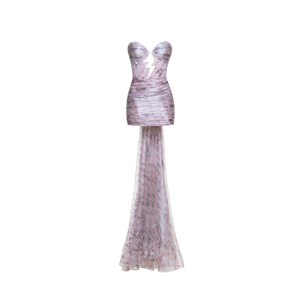 Maria Lucia Hohan Kelly Mini Dress in Confetti White | Mini Dresses | Coveti