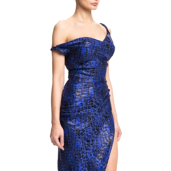 Maria Lucia Hohan Kimi Gown in Amparo Houndstooth | Evening Gowns | Coveti
