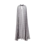 Maria Lucia Hohan Klara Cape in Pink Houndstooth | Scarves | Coveti