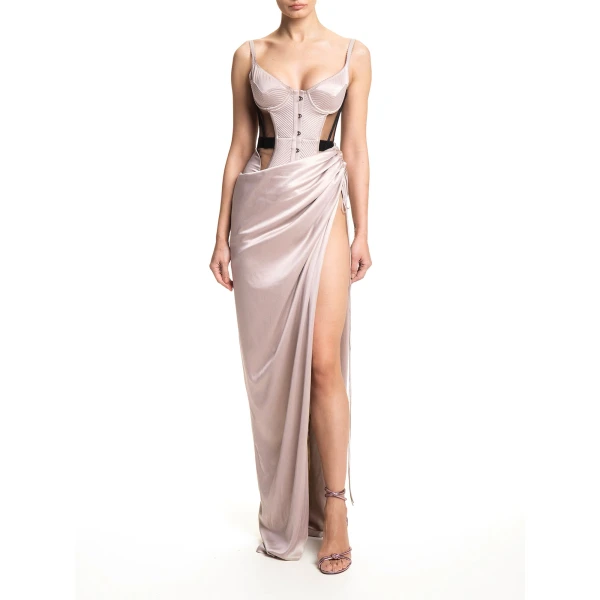 Maria Lucia Hohan Maleena Gown in Birch | Evening Gowns | Coveti