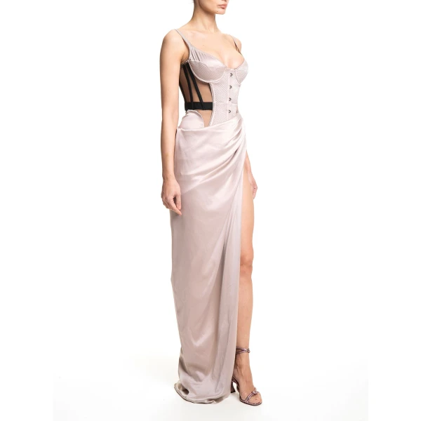 Maria Lucia Hohan Maleena Gown in Birch | Evening Gowns | Coveti