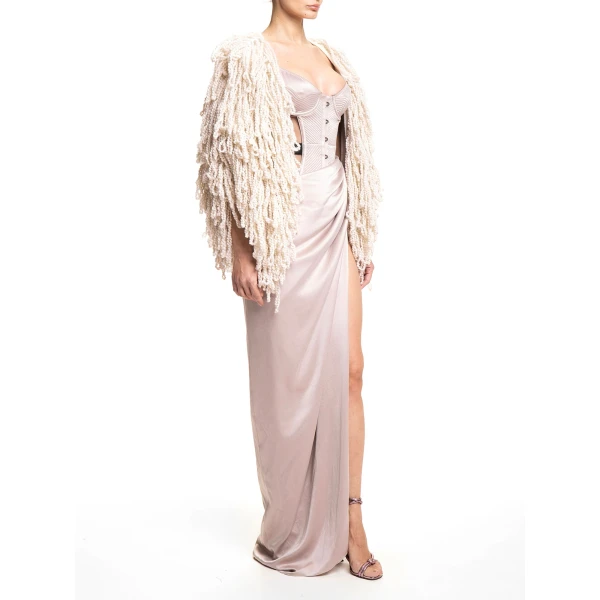 Maria Lucia Hohan Maleena Gown in Birch | Evening Gowns | Coveti
