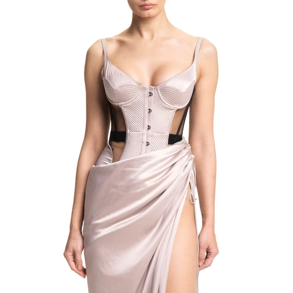 Maria Lucia Hohan Maleena Gown in Birch | Evening Gowns | Coveti