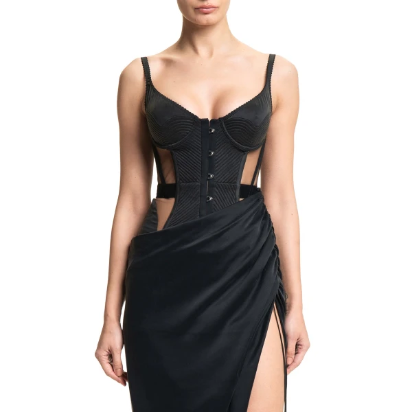 Maria Lucia Hohan Maleena Gown in Black | Evening Gowns | Coveti