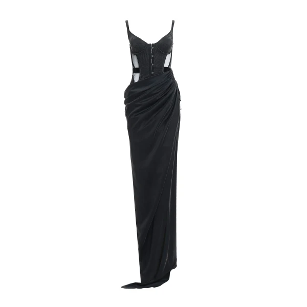 Maria Lucia Hohan Maleena Gown in Black | Evening Gowns | Coveti