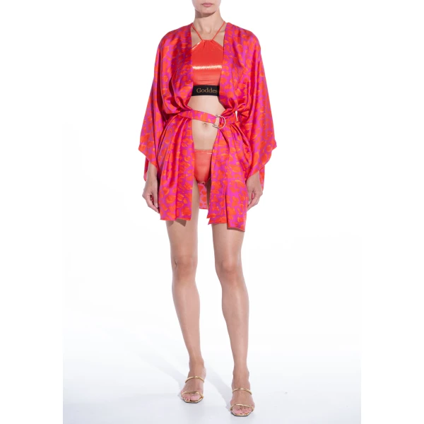 Maria Lucia Hohan Mary Kaftan in Pink Print | Robes | Coveti