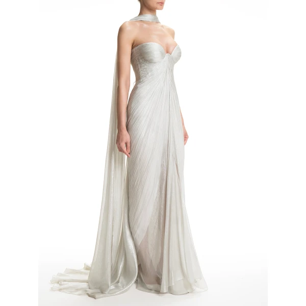 Maria Lucia Hohan Mio Shawl in New Opal | Scarves | Coveti